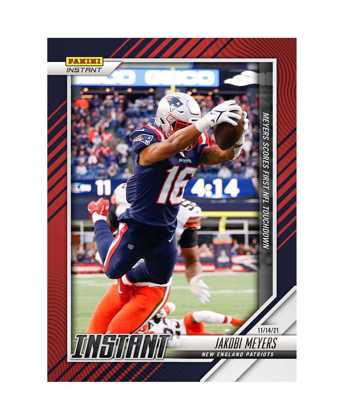 Shop Panini America Jakobi Meyers New England Patriots Parallel  Instant Nfl Week 10 First Nfl Touchdown S In Multi