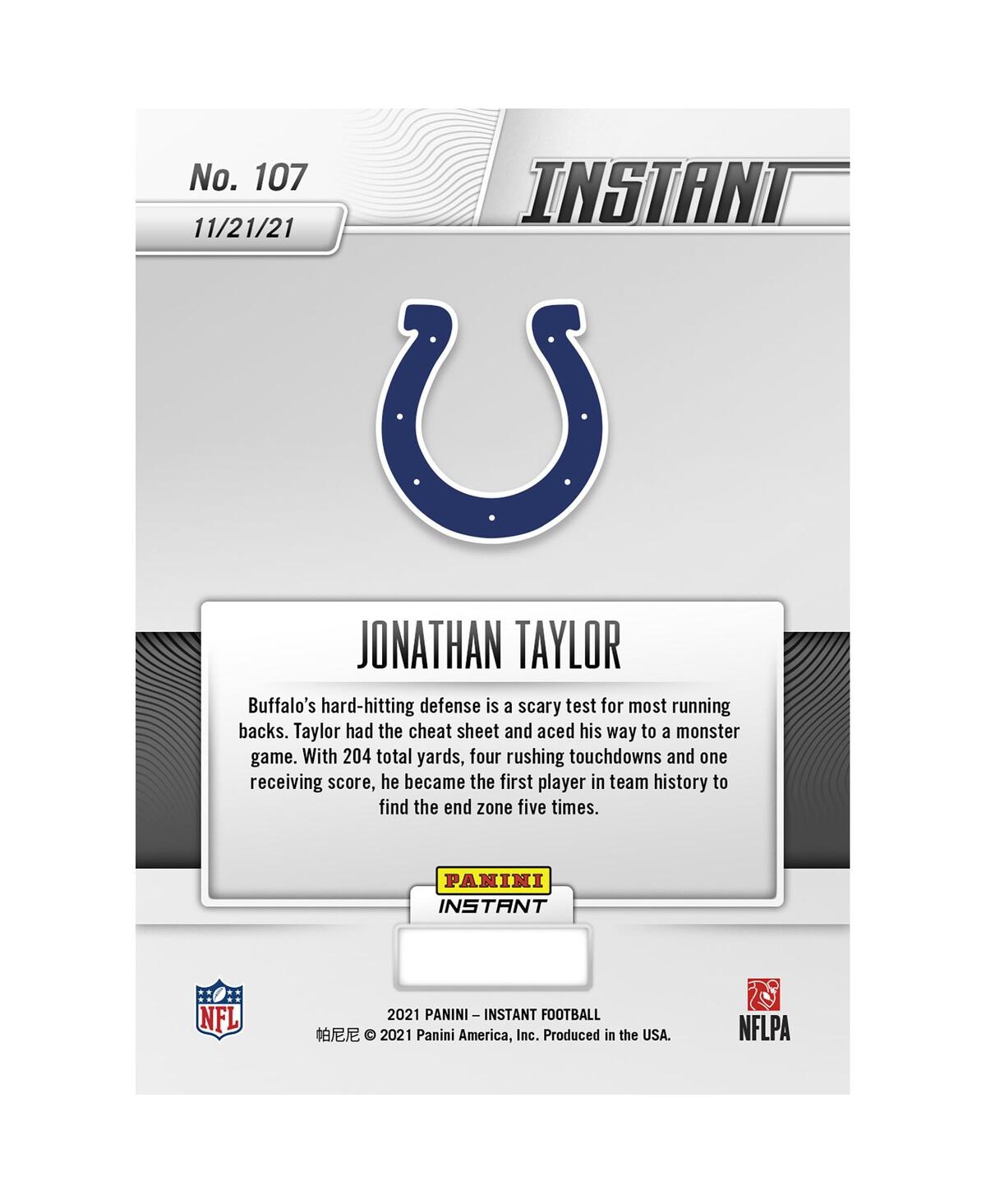 Shop Panini America Jonathan Taylor Indianapolis Colts Parallel  Instant Nfl Week 11 Five Touchdowns Set C In Multi