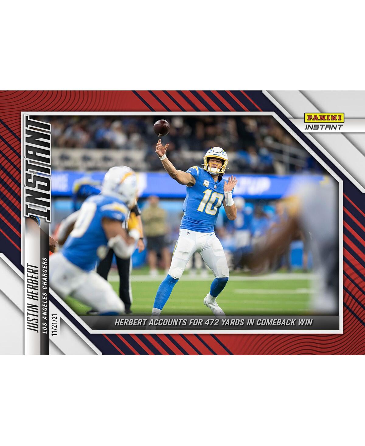 Panini America Justin Herbert Los Angeles Chargers Parallel  Instant Nfl Week 11 Accounts For 472 Yar In Multi