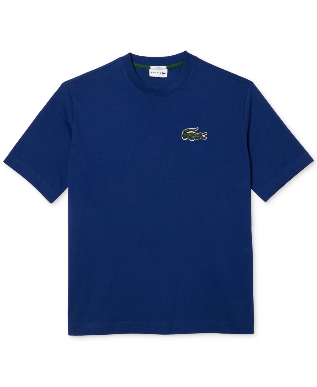 Lacoste Logo-patch Cotton T-shirt In Ff