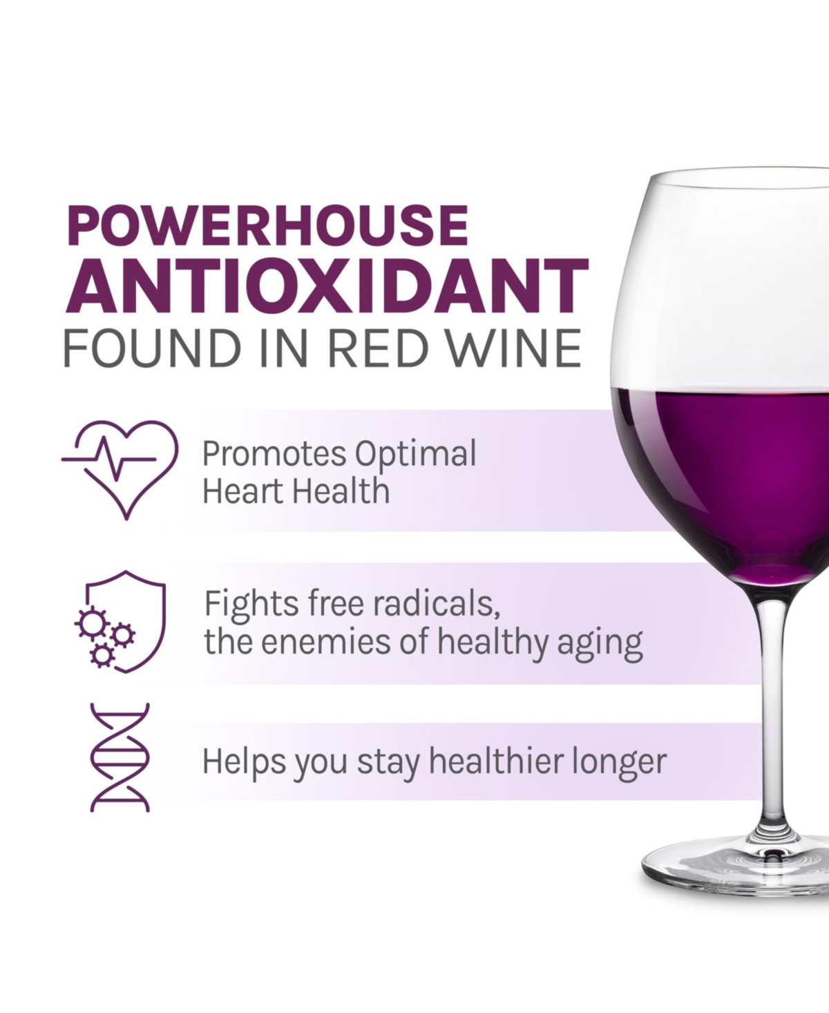 Reserveage Resveratrol Gummies Grape Flavored 100 Mg 60ct