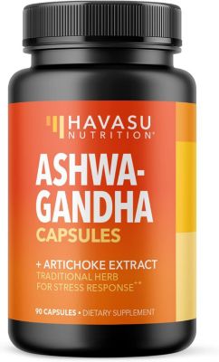 Ashwagandha Pills, Ashwagandha Capsules for Stress Relief, 90ct