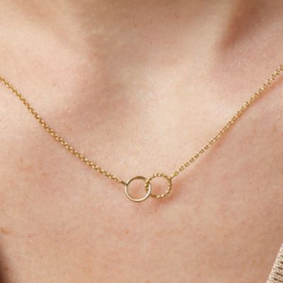 Interlocking Circles Necklace  - Sam