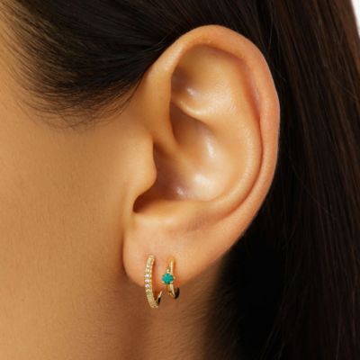 Double Hoop Earrings - Percy