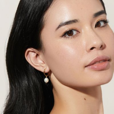 Pearl Hoops - Medium Frida