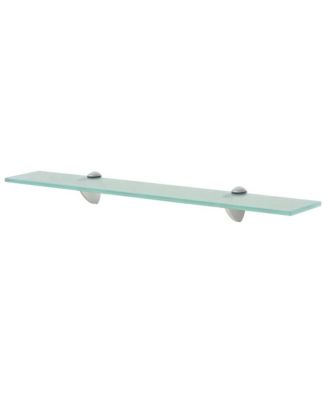 Floating Shelves 2 pcs Glass 2.6"x3.9" 0.3"