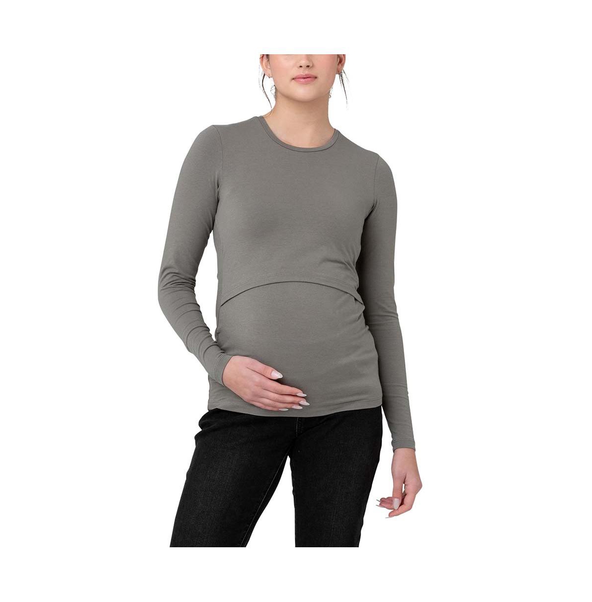 Ripe Maternity Organic Cotton Nursing Tank- Moss