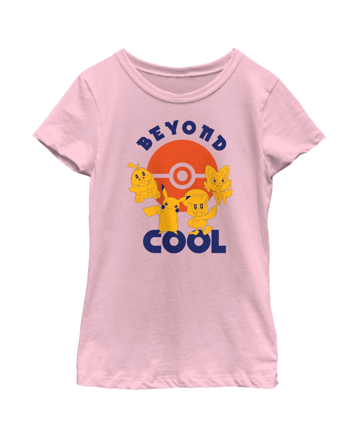 Nintendo Girl's Pokemon Beyond Cool Child T-shirt In Light Pink