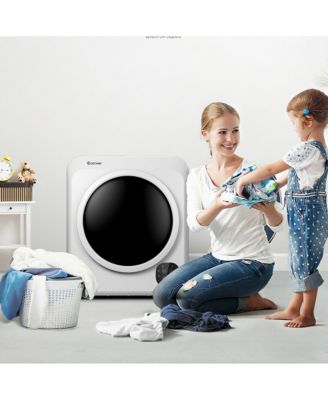 1700W Portable Clothes Dryer Electric Tumble Laundry Dryer Stainless Steel Tub 13.2 lbs /3.22 Cu.Ft