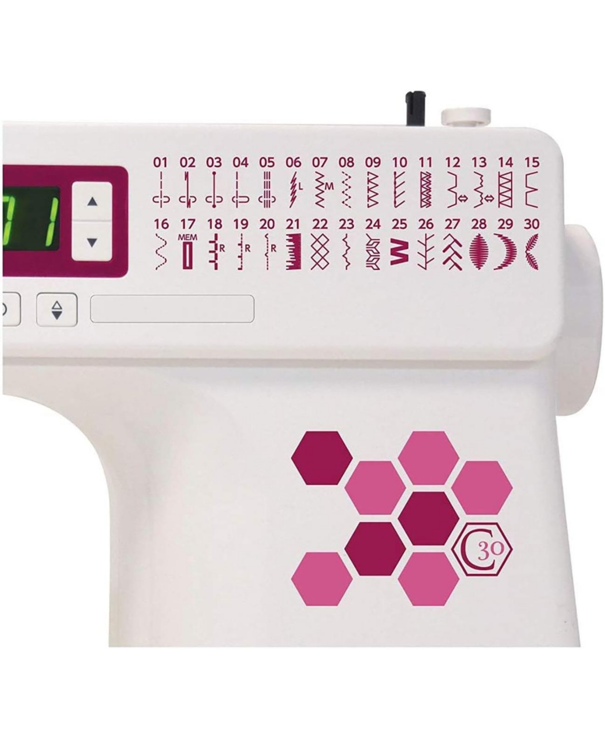 C30 Computerized Sewing Machine - White