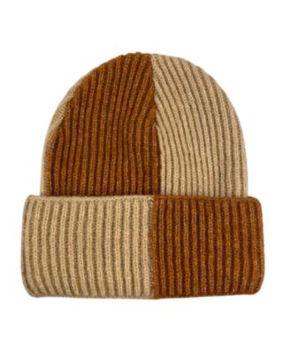 Color Block Cuff Beanie