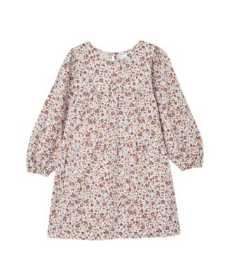 COTTON ON Big Girls Mila Long Sleeve Dress - Macy's