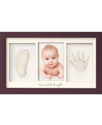 Duo Baby Hand and Footprint Kit, Baby Handprint Kit, Newborn Photo Frame, Baby Keepsake for New Mom