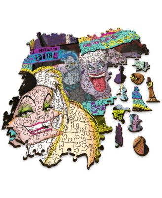 Wood Craft 1000 Piece Wooden Puzzle - Disney's Villains