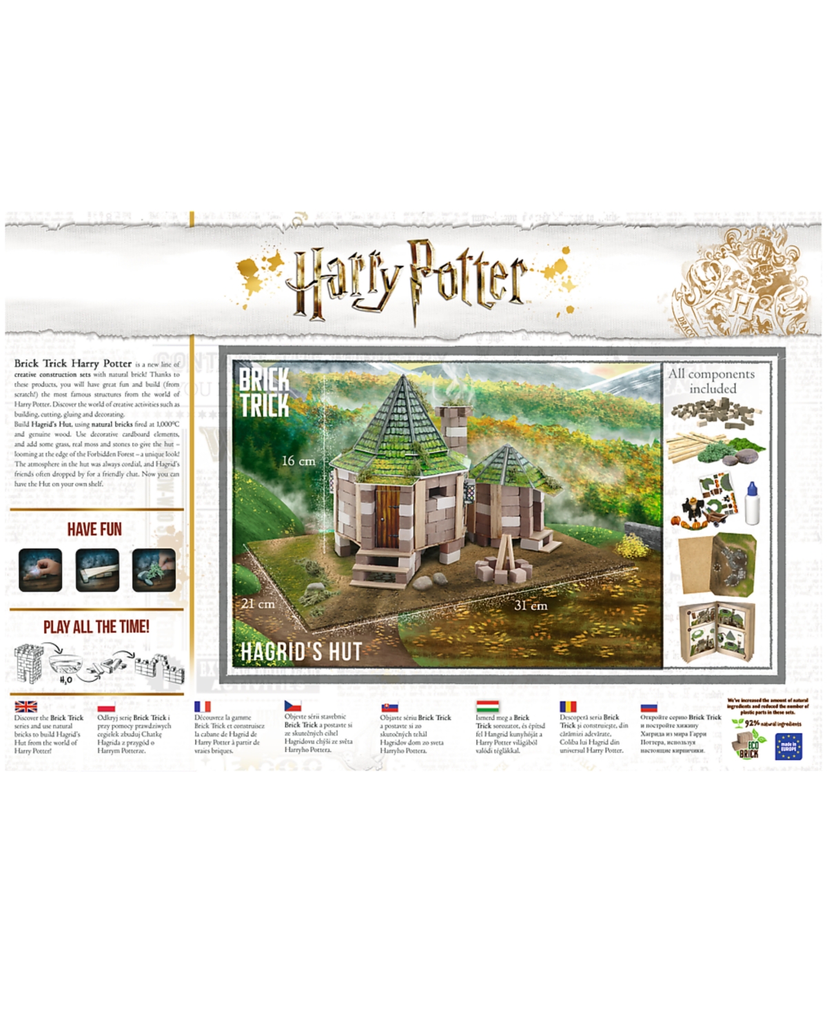 Shop Trefl Harry Potter Brick Tricks Hagrid's Hut In Multi