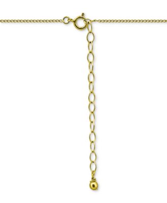 2-Pc. Set Cubic Zirconia Pav&eacute; Key & Solitaire Heart Pendant Necklaces, Created for Macy's