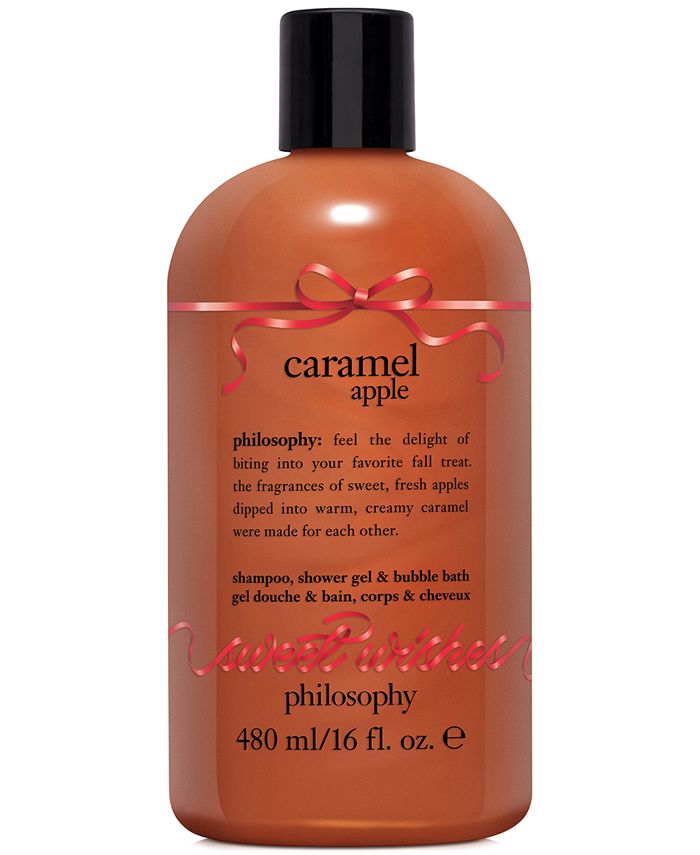 Philosophy Caramel Apple Shampoo Shower Gel Bubble Bath - 16 oz.