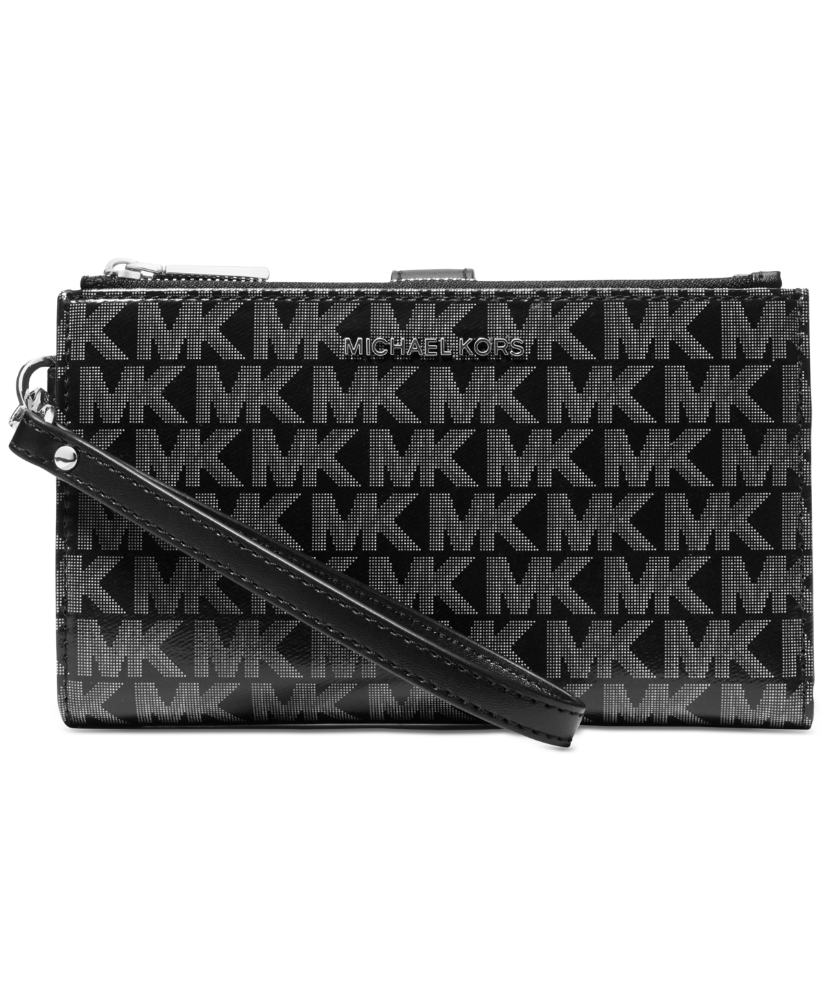 Michael Kors Bags | Michael Kors Double Zip Wallet Wristlet | Color: Black/Gold | Size: Os | Rluckychance88's Closet