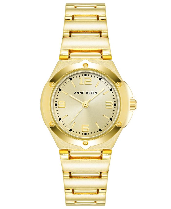 Women s Quartz Gold Tone Alloy Bracelet Watch 29mm