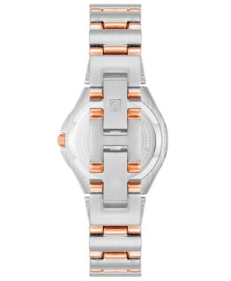 Women's Quartz Silver-Tone and Rose Gold-Tone Alloy Watch, 29mm