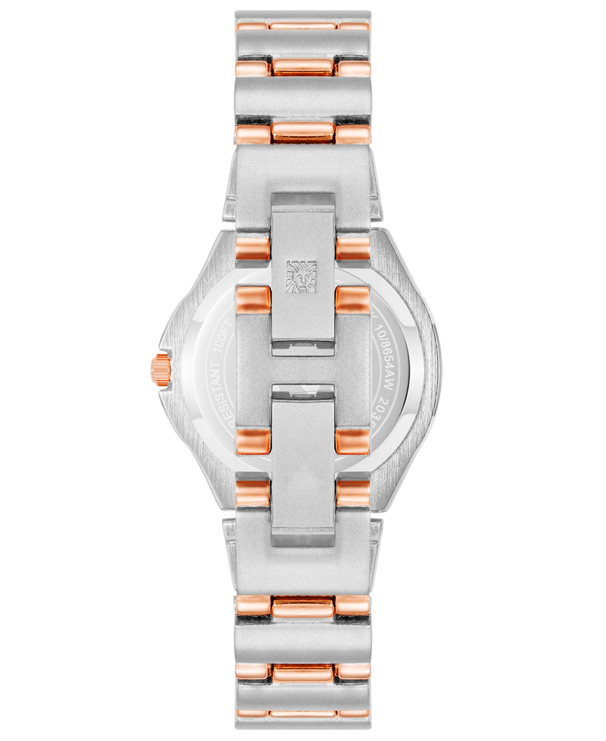 Shop Anne Klein Women's Quartz Silver-tone And Rose Gold-tone Alloy Watch, 29mm In Rose Gold-tone,silver-tone