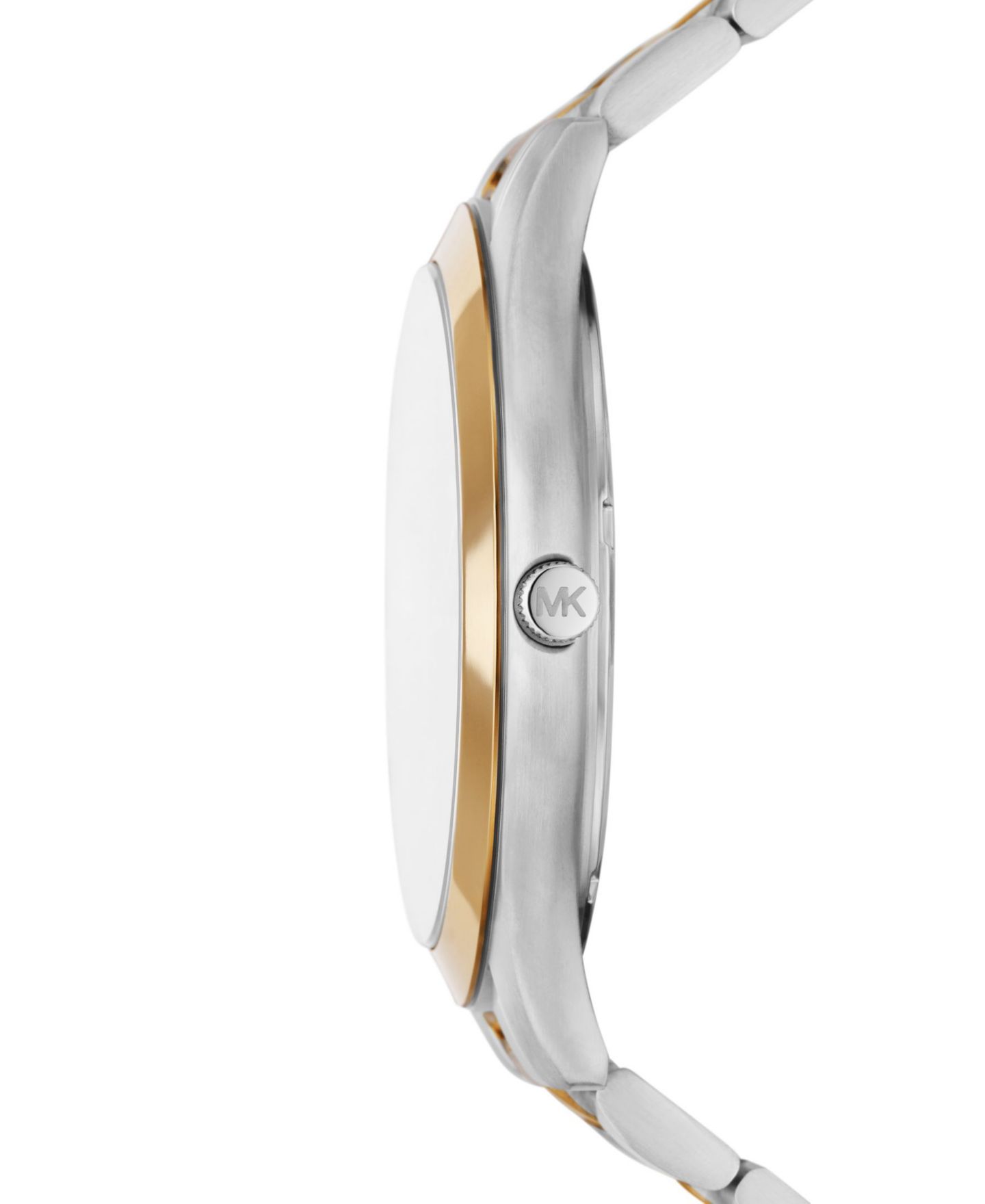 Мужские часы Michael Kors Slim Runway Three-Hand Two-Tone Stainless Steel Watch 44mm — фото 2