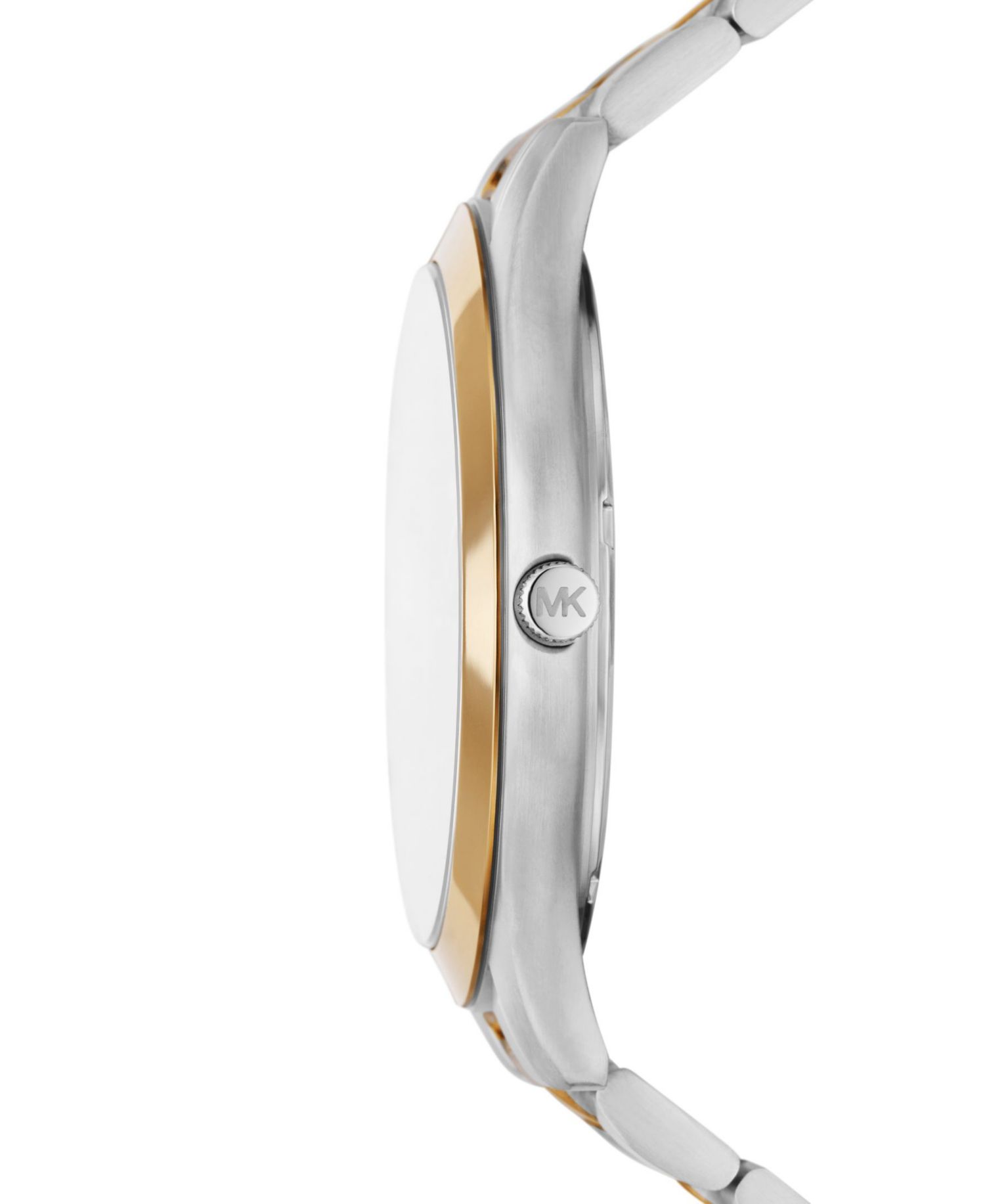 Men's Slim Runway Three-Hand Two-Tone Stainless Steel Watch 44mm