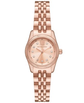 MICHAEL KORS SIDNEYウオッチ　ピンク Michael Kors Sidney Multifunction White Dial Pink Silicone