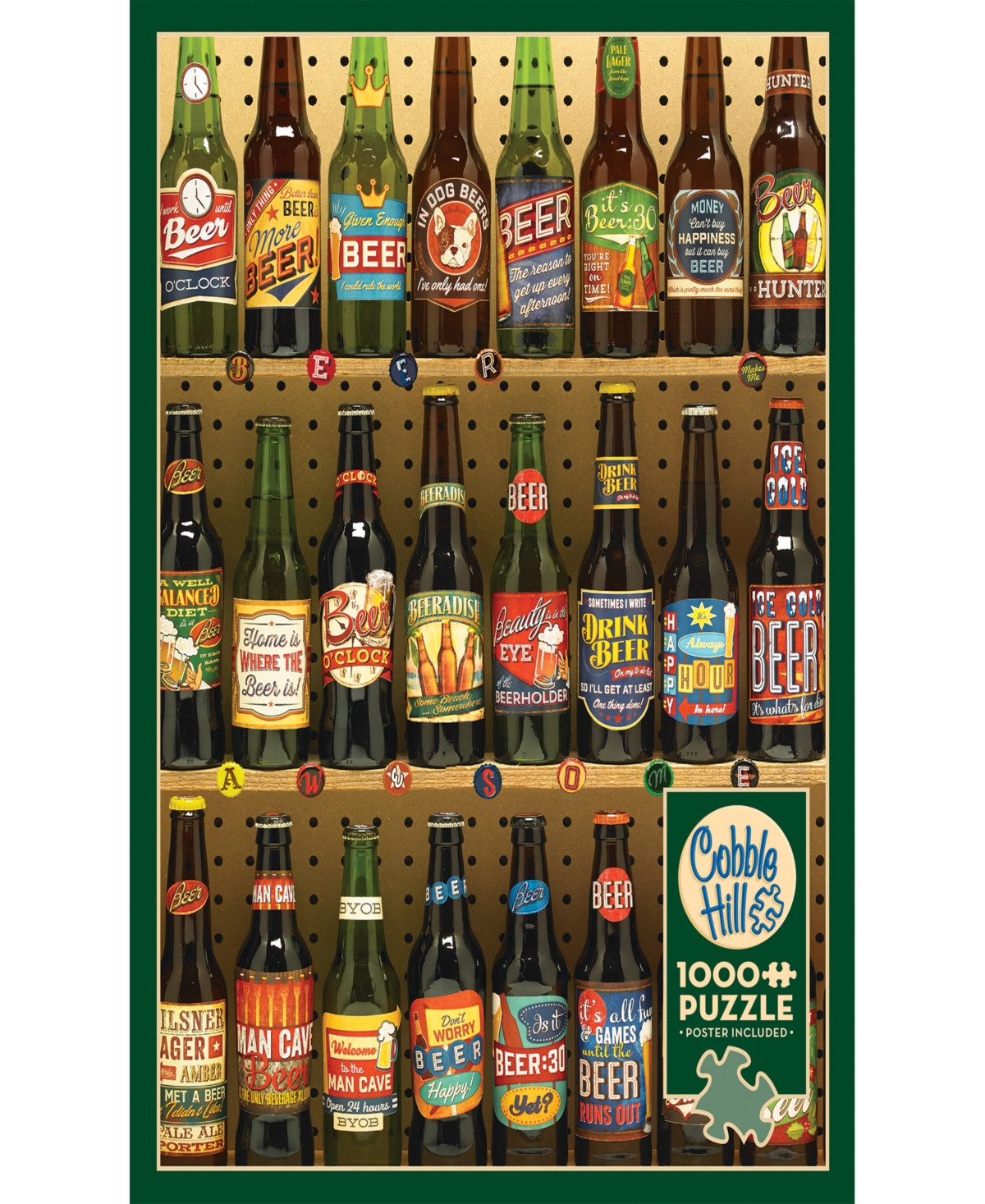Shop Cobble Hill - Beer Collection Puzzle In Multi