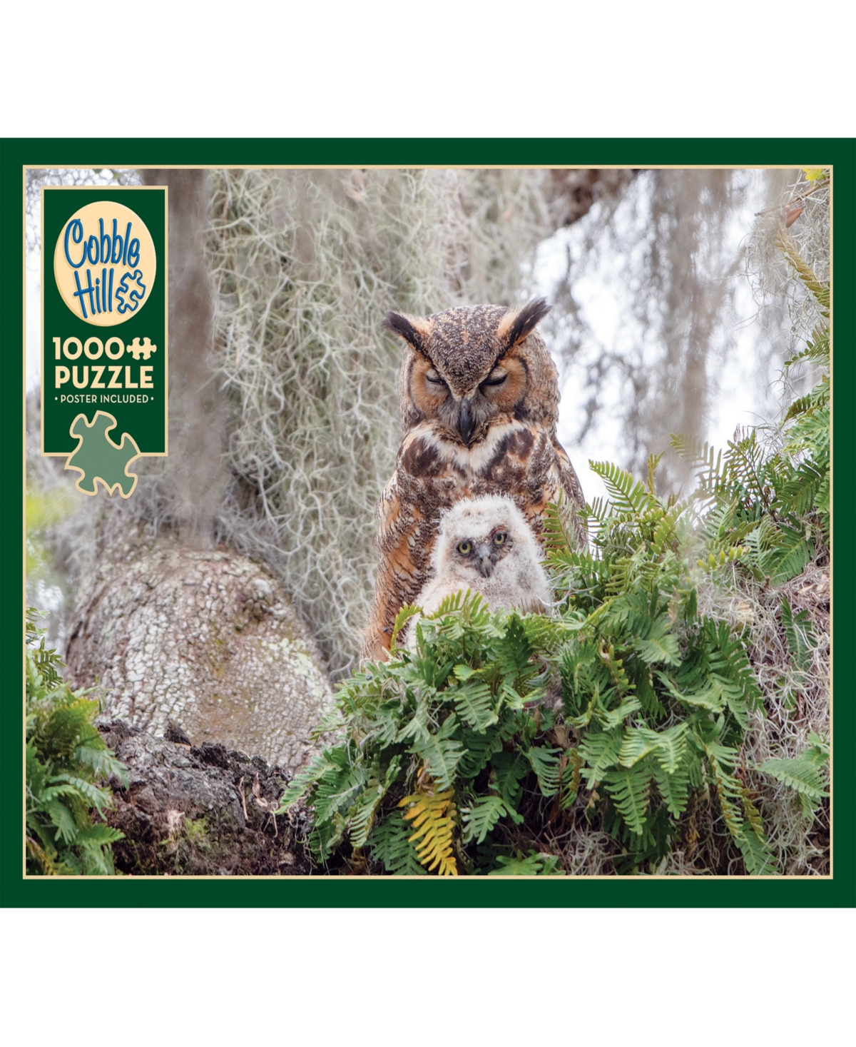 Shop Cobble Hill - Great Horned Owl Puzzle In Multi