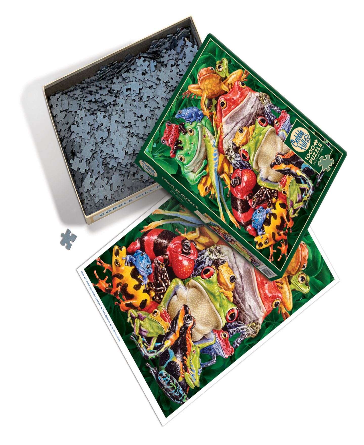 Детский пазл Cobble Hill Frog Business 1000-Piece Puzzle, Ages 12+ — фото 5