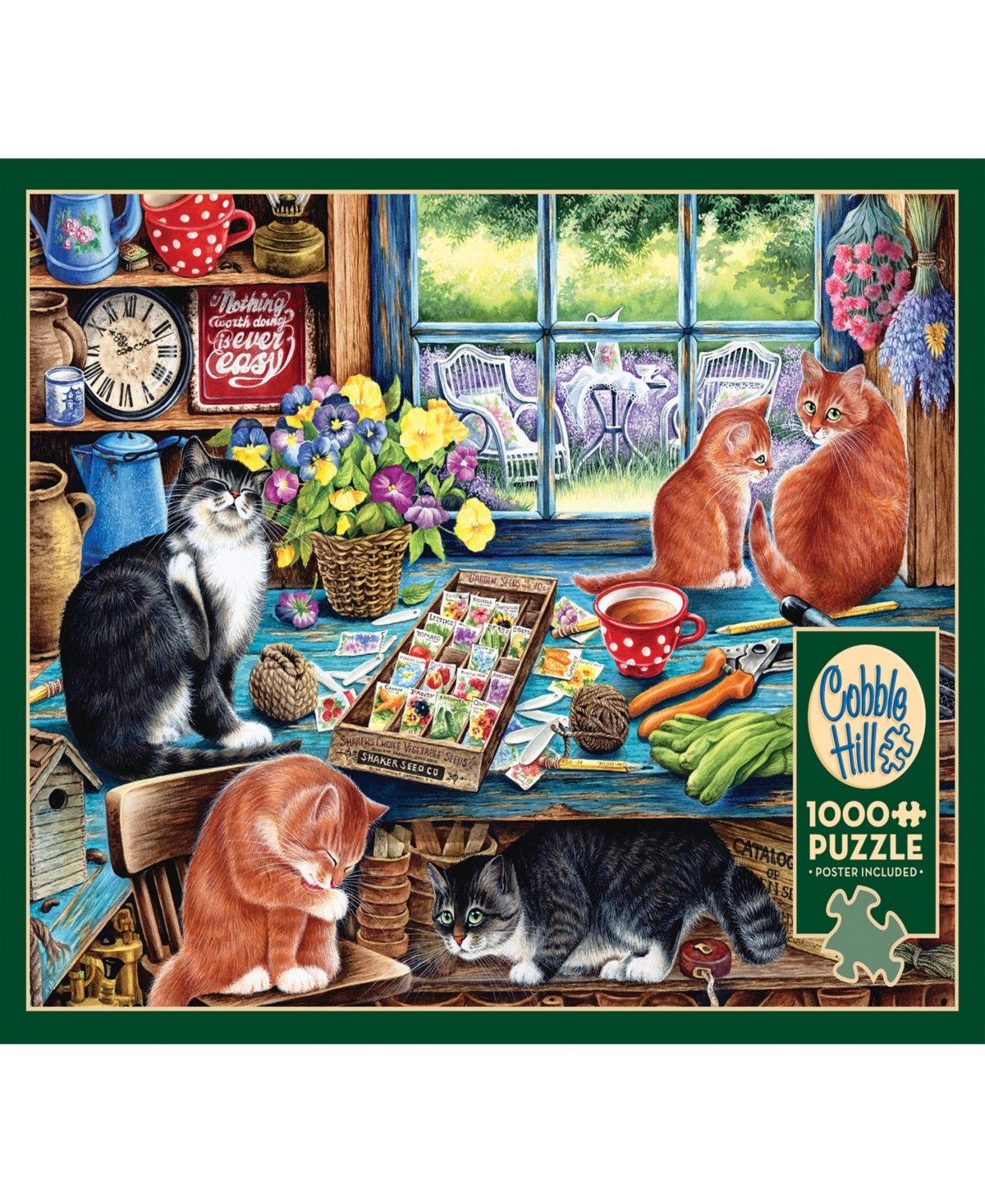 Shop Cobble Hill - Cats Retreat Puzzle In Multi