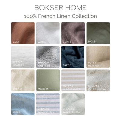 100% French Linen Bedskirt - Cal King
