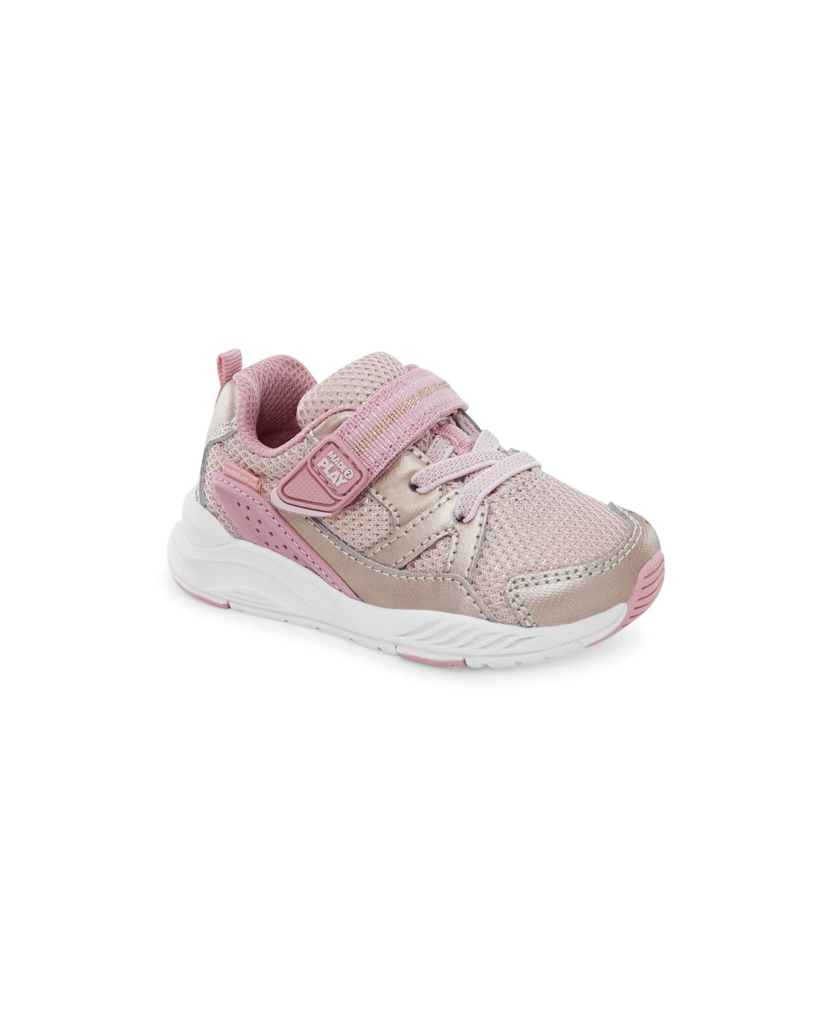 Stride Rite Toddler Girls Made2play Journey 2 Machine Washable Sneakers In Rose Gold
