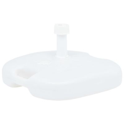 Umbrella Base Sand/Water Filled 4.2 gal White Plastic