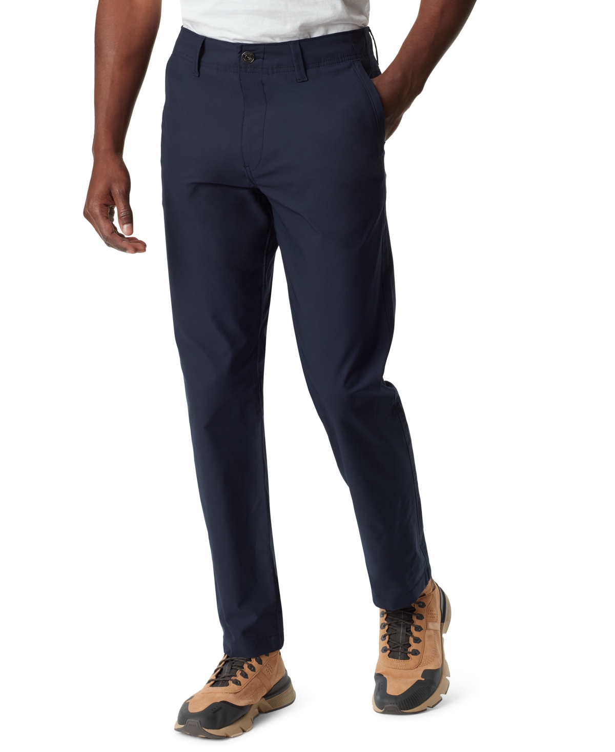 Men's Slim-Straight Fit Traveler Pants - Navy Blazer