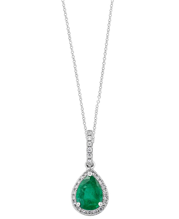 EFFY Collection Brasilica by EFFY® Emerald (9/10 ct. t.w.) and Diamond ...