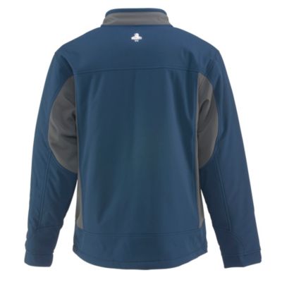 Men's Insulated Softshell Jacket - Warm Work Coat, Water-Repellent, Windproof, Flexible, Durable Cold-Weather Gear