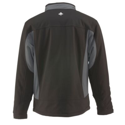 Men's Insulated Softshell Jacket - Warm Work Coat, Water-Repellent, Windproof, Flexible, Durable Cold-Weather Gear