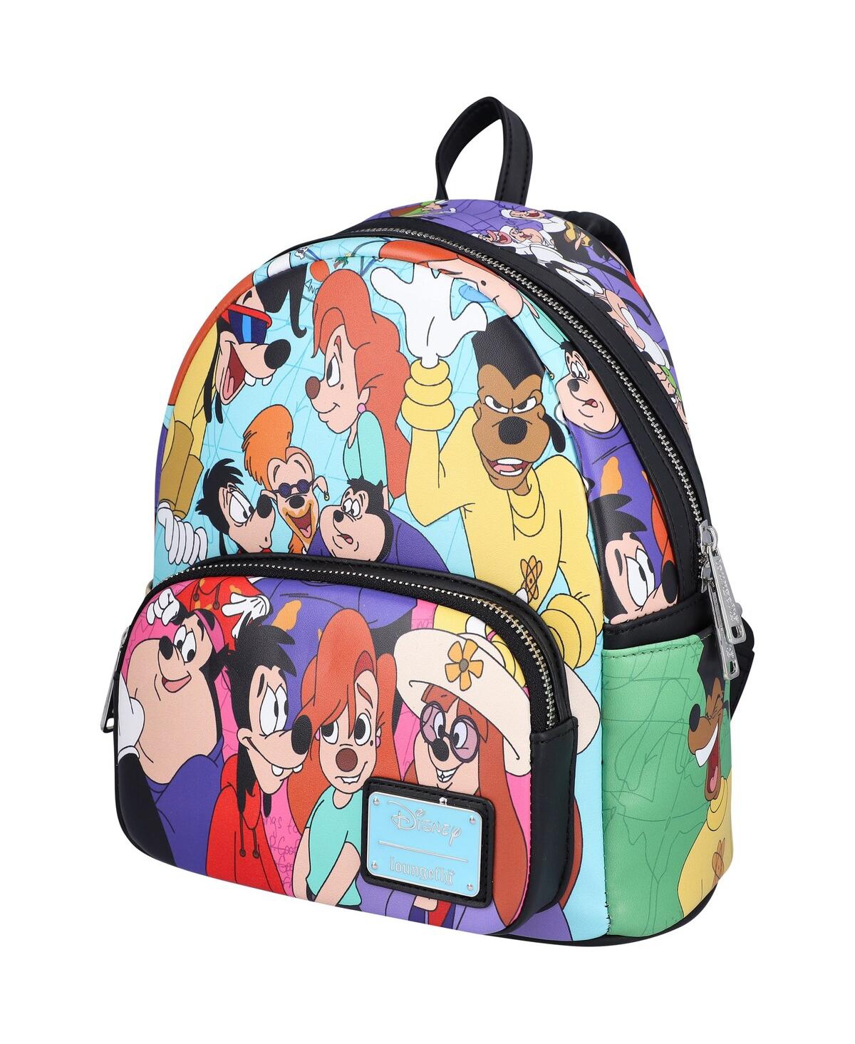 Loungefly A Goofy Movie Collage Mini Backpack In Black