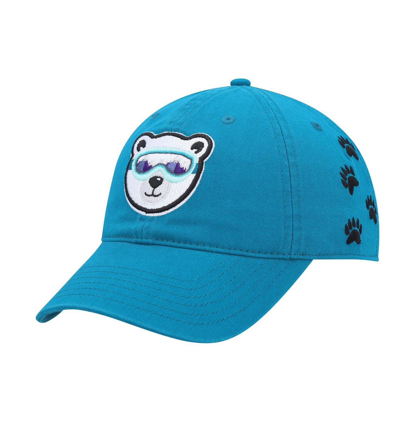 Мужская кепка Explore Blue Polar Bear Dad Adjustable Hat — фото 1