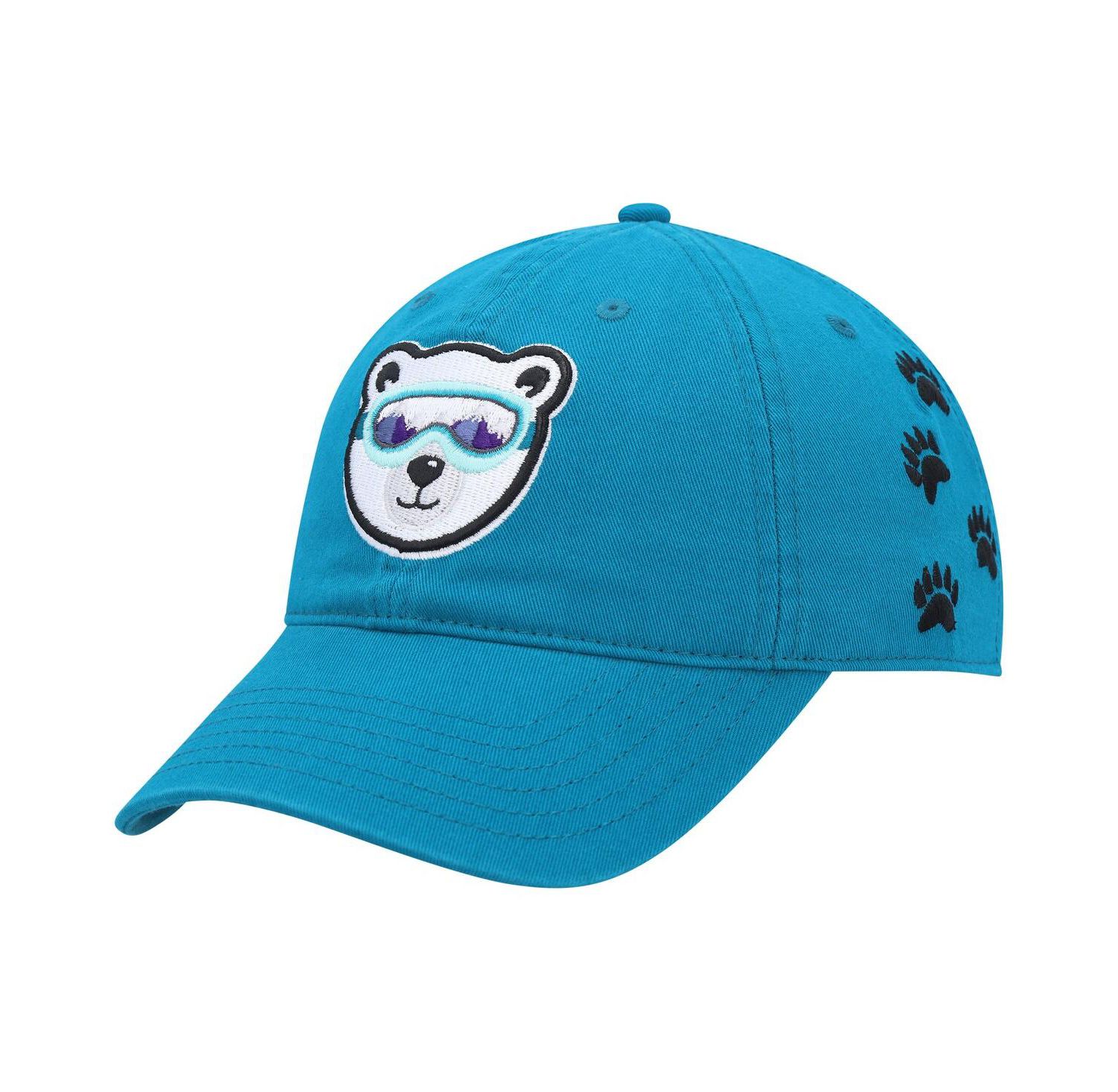 Men's Blue Polar Bear Dad Adjustable Hat