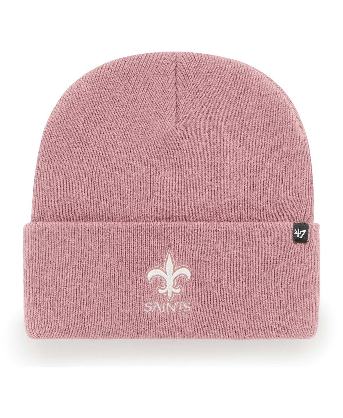 47 Brand Women's ' Pink New Orleans Saints Haymaker Cuffed Knit Hat