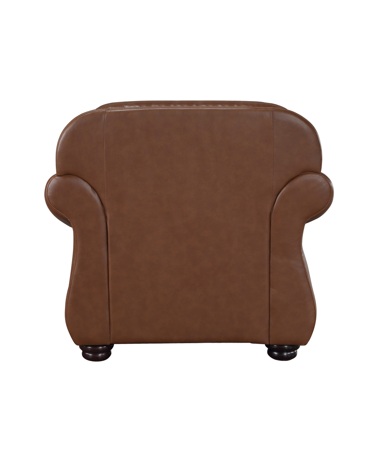 Homelegance White Label Dadeville 42" Leather Match Chair In Camel Brown