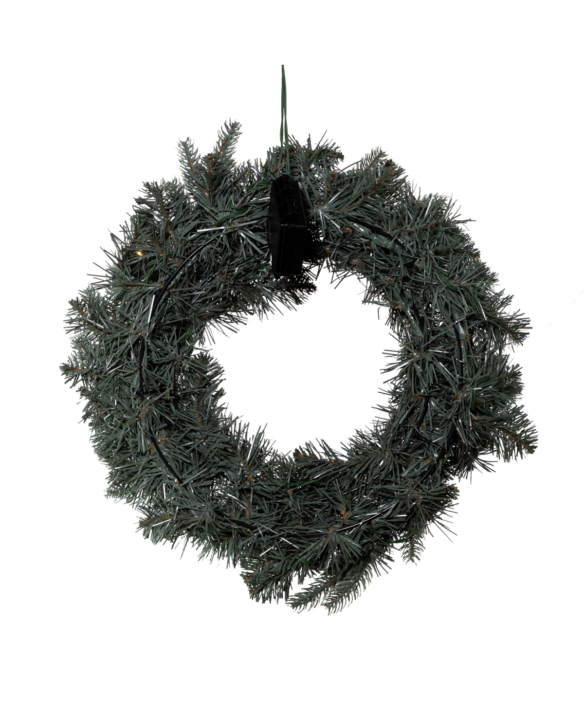 Kurt Adler Battery-Operated Pre-Lit Warm Cluster Led Spruce Wreath