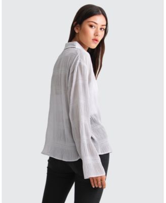 Women's Yoko Shirred Chiffon Blouse