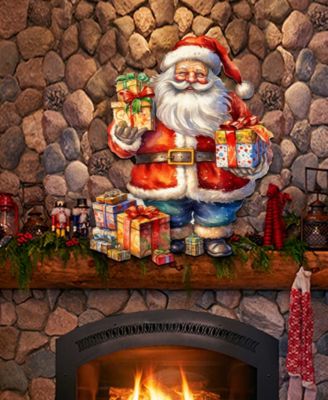 Merry Delivery Christmas Wooden Door Hanger Door Decor G. DeBrekht