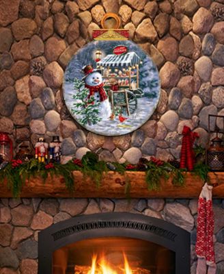 Hot Chocolate Stand Christmas Door Decor Wooden Wall Decor D. Gelsinger