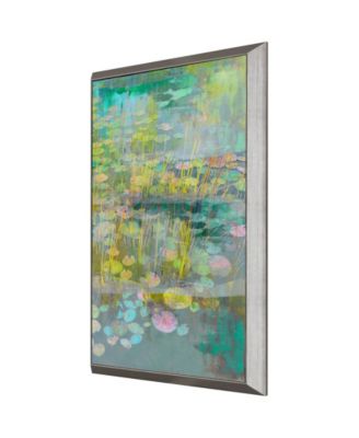 Reeds And Lilies II Framed Art