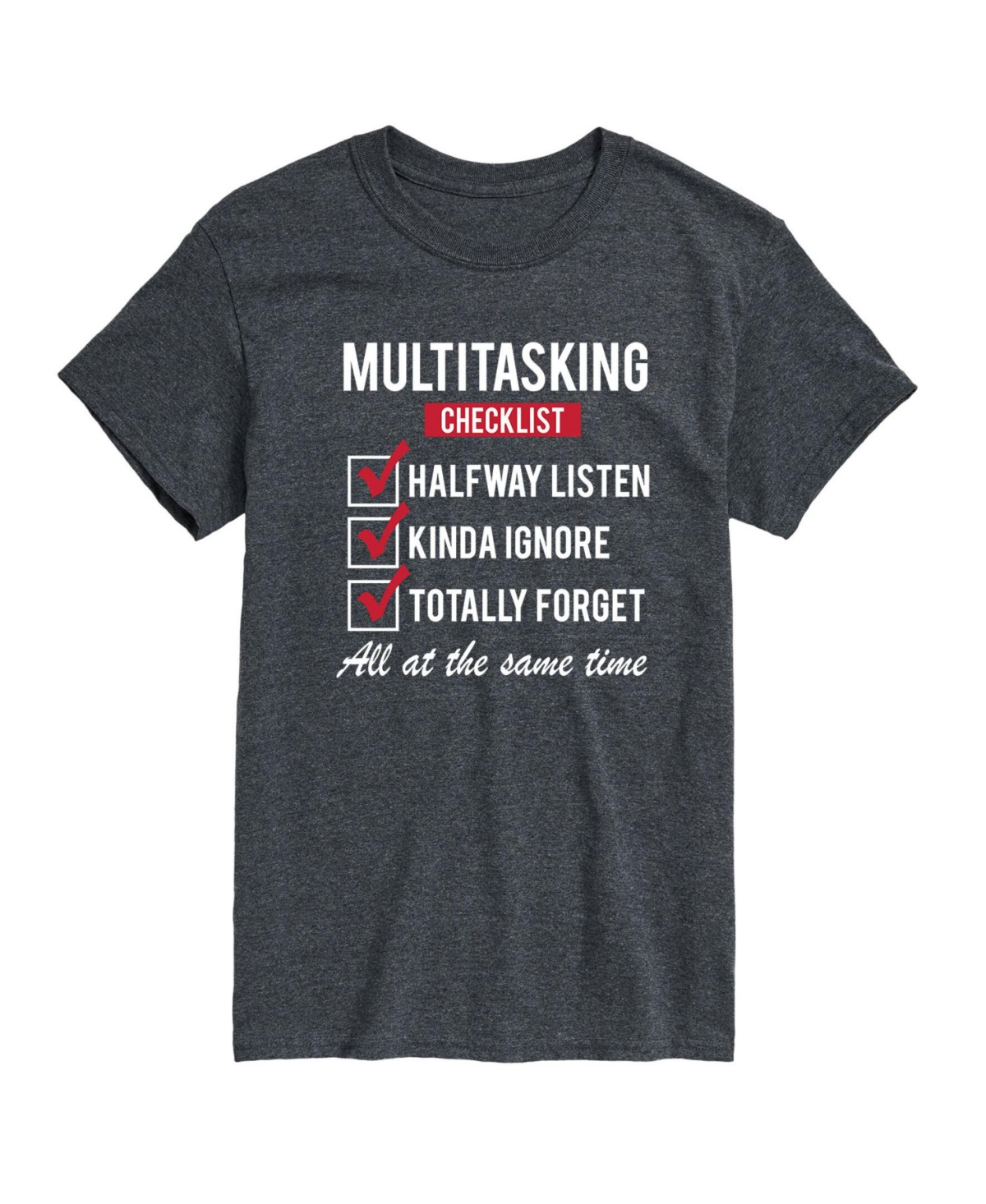 Men's Multitasking Short Sleeve T-shirt - Gray